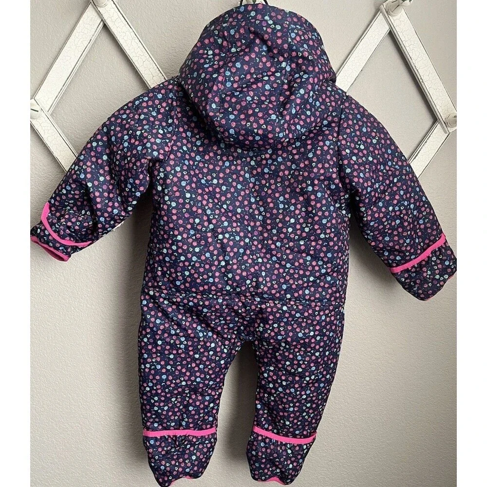 Roxy Dryflight 10K Toddler Girl’s 18 Month Floral One Piece Snowsuit